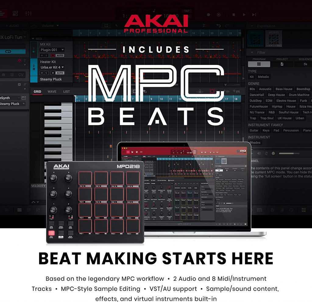 akai-mpd218-beats
